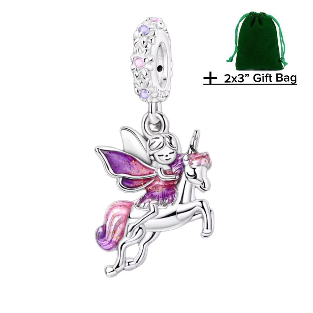Unicorn Dangle Charm | 925 Silver | Brand New